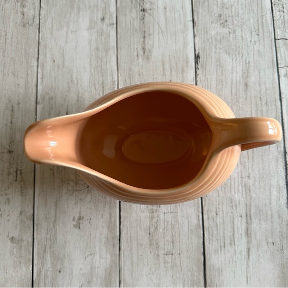 PREOWNED FIESTA WARE GRAVY BOAT PEACH COLOR - Picture 2 of 6